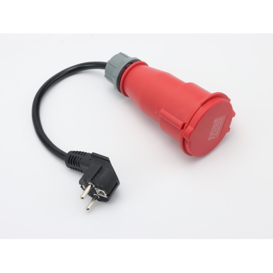 Immax - Pārnēsājama EV uzlādes stacija elektroautomobiļiem AC Type 2 16A/380V 11kW + 230V spraudnis 5m Tuya Wi‑Fi