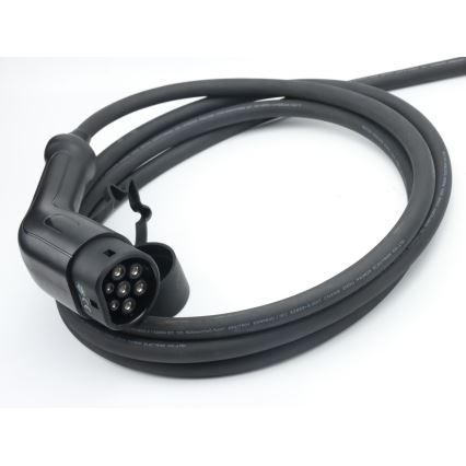 Immax - Pārnēsājama EV uzlādes stacija elektroautomobiļiem AC Type 2 16A/380V 11kW + 230V spraudnis 5m Tuya Wi‑Fi