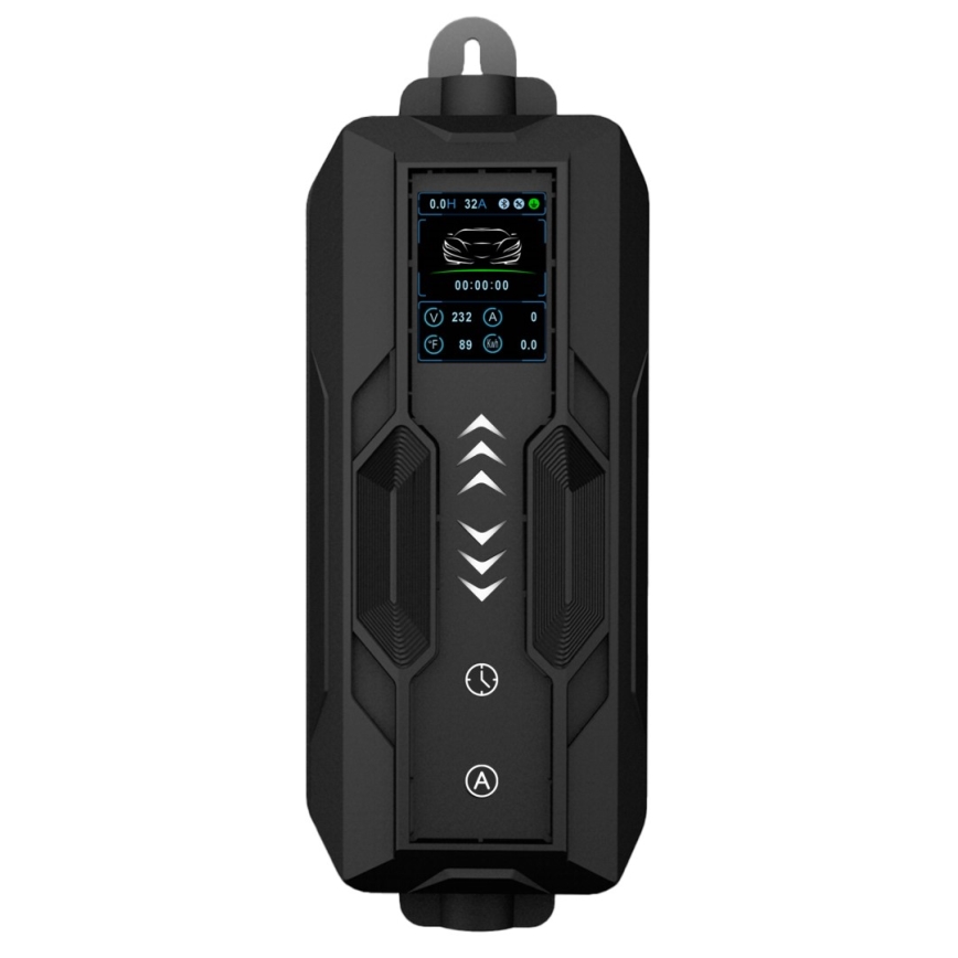 Immax - Pārnēsājama EV uzlādes stacija elektroautomobiļiem AC Type 2 16A/380V 11kW + 230V spraudnis 5m Tuya Wi‑Fi