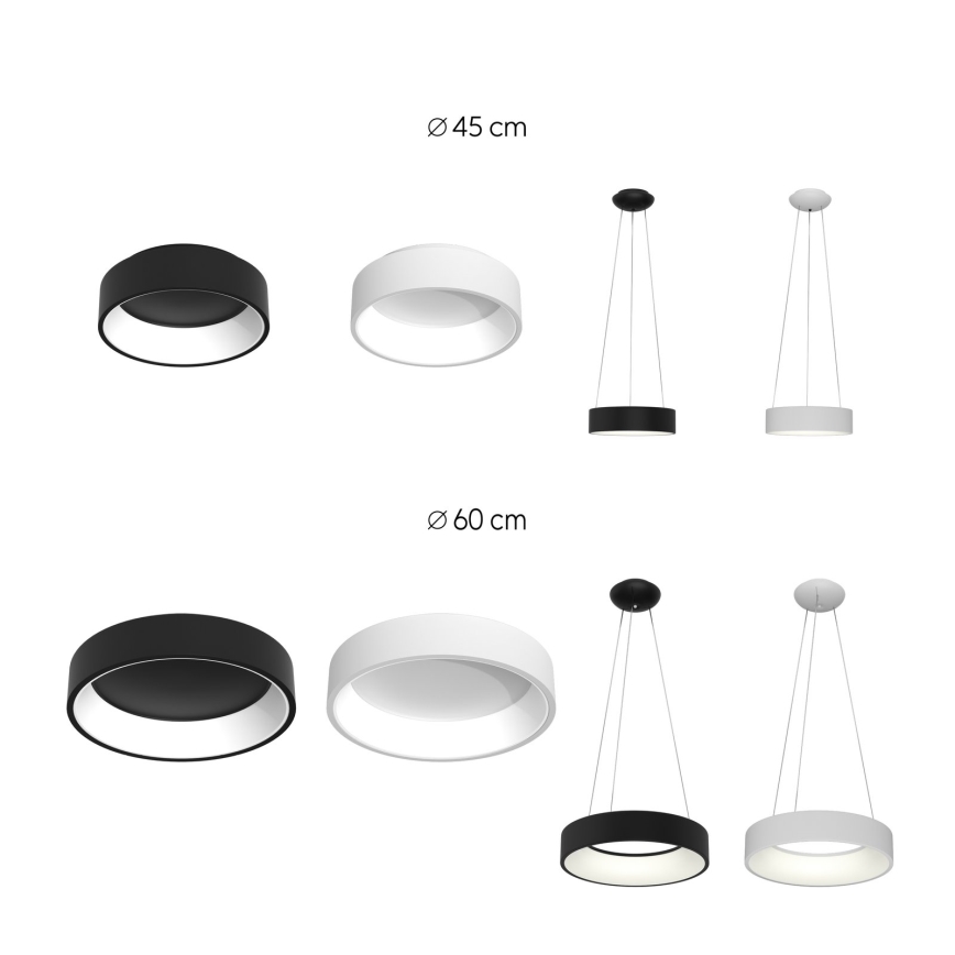 Immax NEO 07020L - LED Aptumšojama lustra ar auklu ar tālvadības pulti AGUJERO LED/30W/230V Tuya
