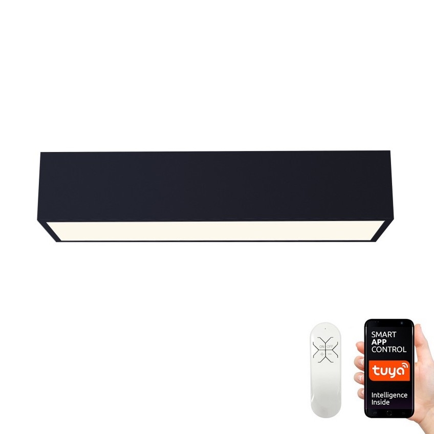 Immax NEO 07074-60 - LED Aptumšojama griestu lampa CANTO LED/34W/230V melna Tuya + tālvadības pults