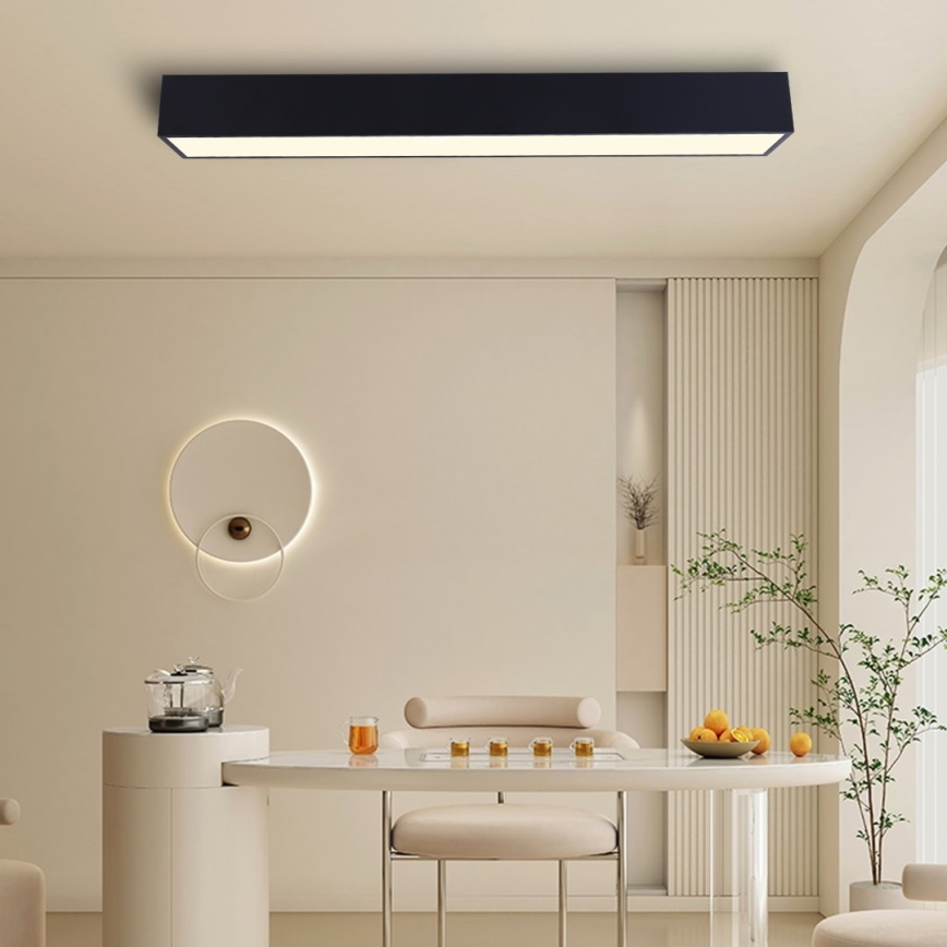 Immax NEO 07074-90 - LED Aptumšojama griestu lampa CANTO LED/50W/230V melna Tuya + tālvadības pults