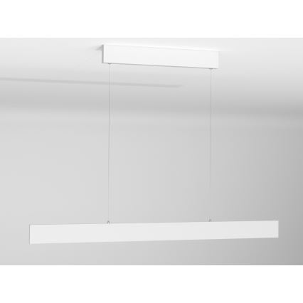 Immax NEO 07075L-LED Aptumšojama lustra ar auklu LISTON balta LED/18W/230V Tuya + tālvadības pults