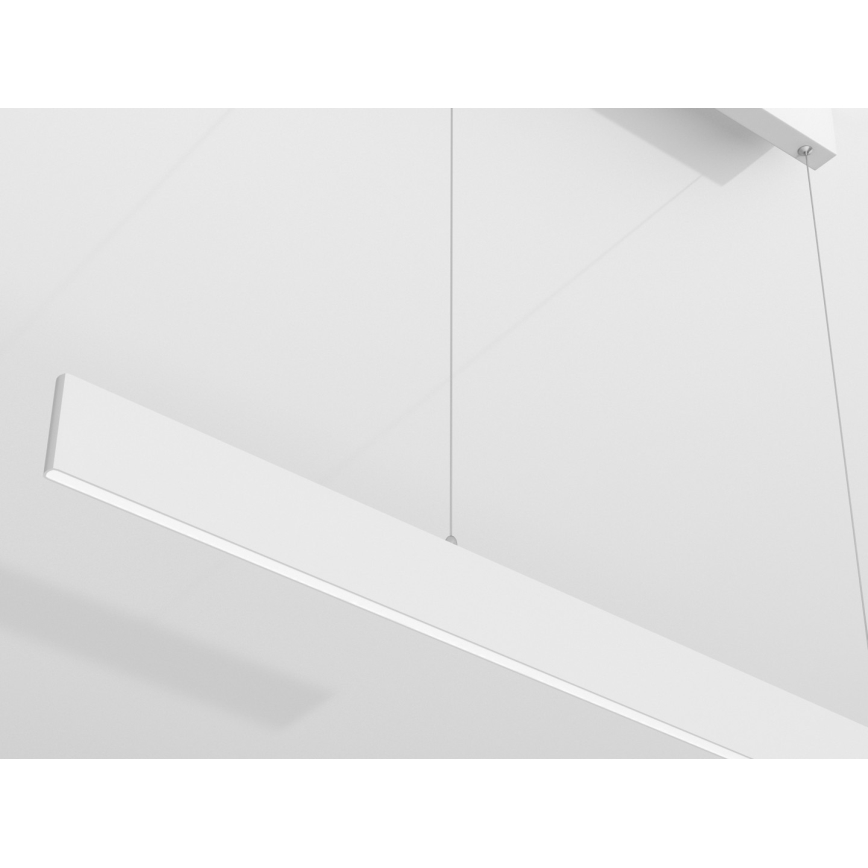 Immax NEO 07075L-LED Aptumšojama lustra ar auklu LISTON balta LED/18W/230V Tuya + tālvadības pults