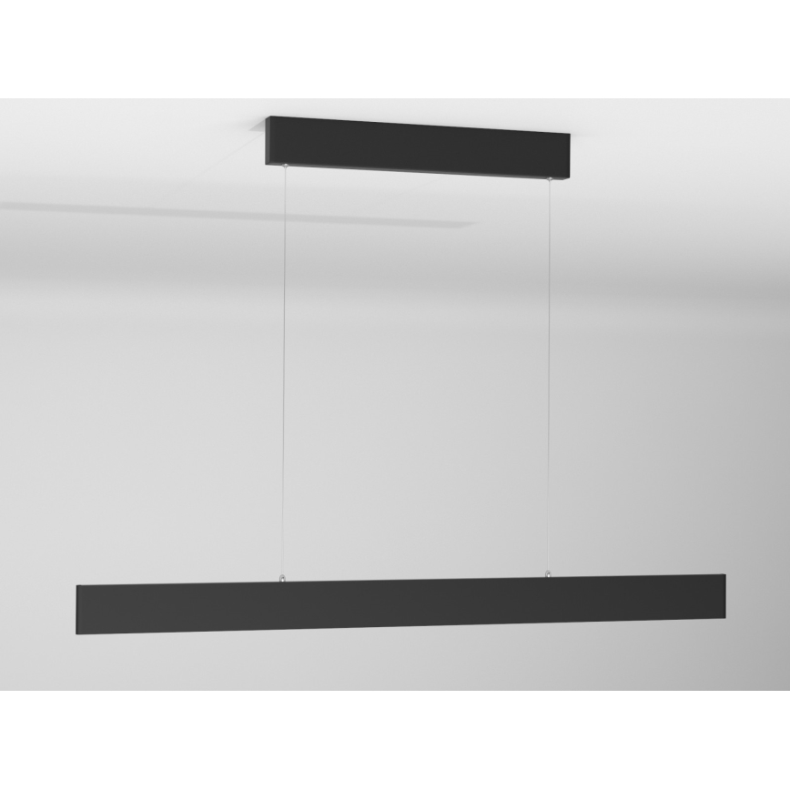 Immax NEO 07076L - LED Aptumšojama lustra ar auklu melna LISTON LED/18W/230V Tuya + tālvadības pults