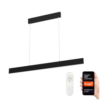 Immax NEO 07076L - LED Aptumšojama lustra ar auklu melna LISTON LED/18W/230V Tuya + tālvadības pults