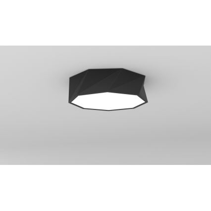 Immax NEO 07130-B40 - LED SMART Aptumšojama grietsu lampa DIAMANTE melna LED/31W/230V + tālvadības pults 40cm Tuya ZigBee