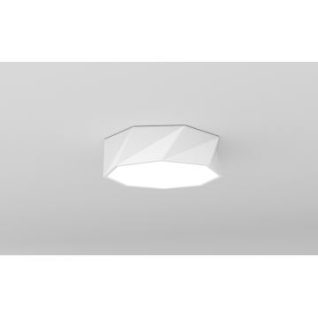 Immax NEO 07131-W40 - LED SMART Aptumšojama grietsu lampa DIAMANTE balta LED/31W/230V + tālvadības pults 40cm Tuya ZigBee