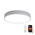 Immax NEO 07143-GR80 - LED Aptumšojams griestu gaismeklis RONDATE LED/65W/230V Tuya pelēks + tālvadības pults