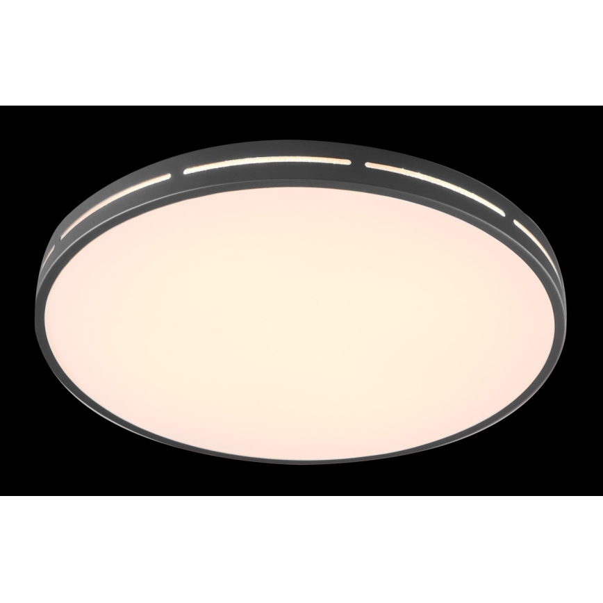 Immax NEO 07145-B42 - LED Aptumšojams griestu gaismeklis NEO LITE VISTAS LED/24W/230V Tuya Wi-Fi melns + tālvadības pults