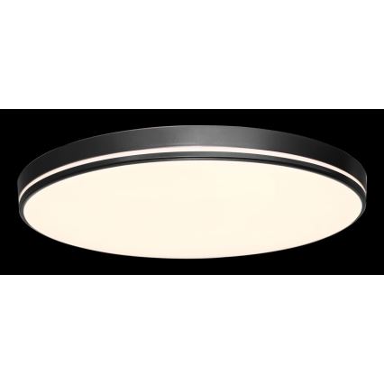 Immax NEO 07148-B40 - LED Aptumšojams griestu gaismeklis NEO LITE AREAS LED/24W/230V Tuya Wi-Fi melns + tālvadības pults