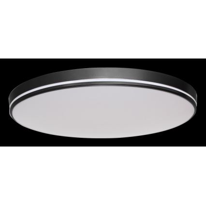 Immax NEO 07148-B40 - LED Aptumšojams griestu gaismeklis NEO LITE AREAS LED/24W/230V Tuya Wi-Fi melns + tālvadības pults