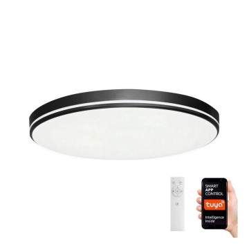 Immax NEO 07148-B40 - LED regulējams griestu gaismeklis NEO LITE AREAS LED/24W/230V Tuya Wi-Fi melns + tālvadības pults
