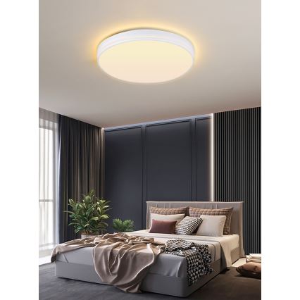 Immax NEO 07149-W51 - LED ptumšojama griestu lampa NEO LITE AREAS LED/48W/230V Tuya Wi-Fi balta + tālvadības pults