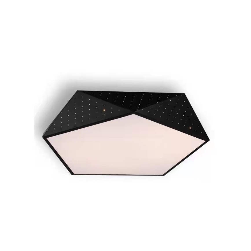 Immax NEO 07151-B40 - LED Aptumšojams griestu gaismeklis BRILIANT LED/20W/230V Wi-Fi Tuya melns + tālvadības pults