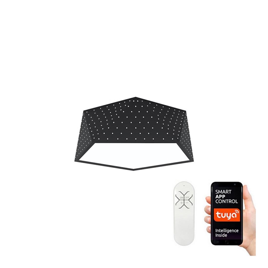 Immax NEO 07151-B40 - LED Aptumšojams griestu gaismeklis BRILIANT LED/20W/230V Wi-Fi Tuya melns + tālvadības pults