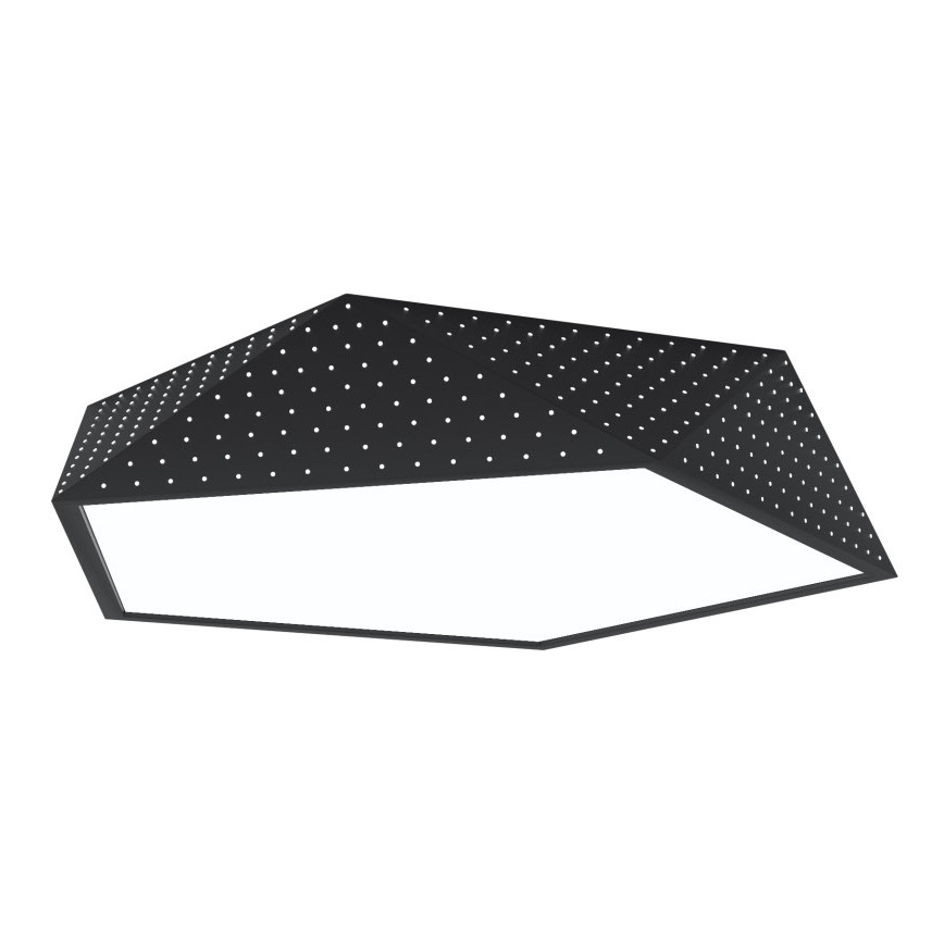 Immax NEO 07151-B60 - LED Aptumšojams griestu gaismeklis BRILIANT LED/45W/230V Wi-Fi Tuya melns + tālvadības pults