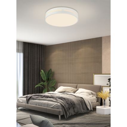 Immax NEO 07153-W30 - LED Aptumšojams griestu gaismeklis NEO LITE PERFECTO LED/24W/230V Wi-Fi Tuya white + tālvadības pults