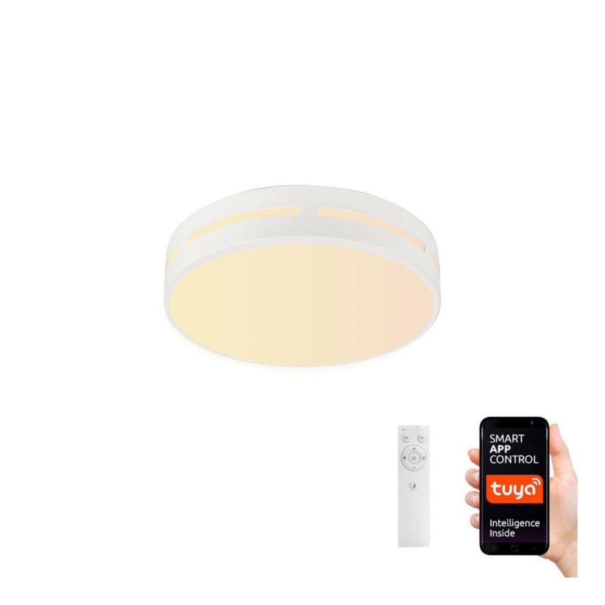 Immax NEO 07153-W40 - LED Aptumšojams griestu gaismeklis NEO LITE PERFECTO LED/24W/230V Wi-Fi Tuya white + tālvadības pults