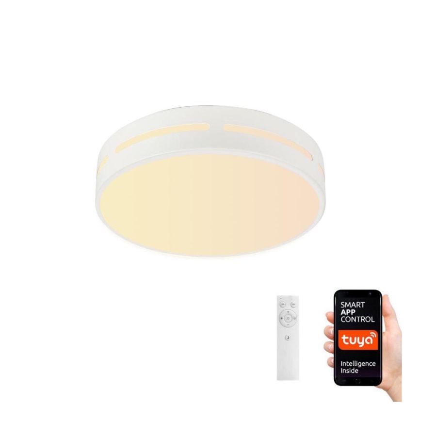 Immax NEO 07153-W50 - LED Aptumšojam griestu gaismeklis NEO LITE PERFECTO LED/48W/230V Wi-Fi Tuya white + tālvadības pults