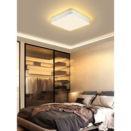 Immax NEO 07155-W30 - LED Aptumšojams griestu gaismeklis NEO LITE PERFECTO LED/24W/230V Wi-Fi Tuya white + tālvadības pults