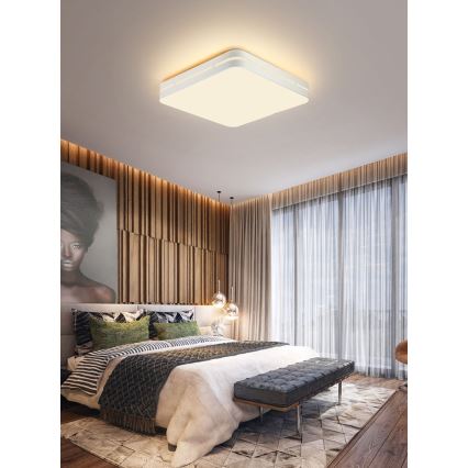 Immax NEO 07155-W30 - LED Aptumšojams griestu gaismeklis NEO LITE PERFECTO LED/24W/230V Wi-Fi Tuya white + tālvadības pults