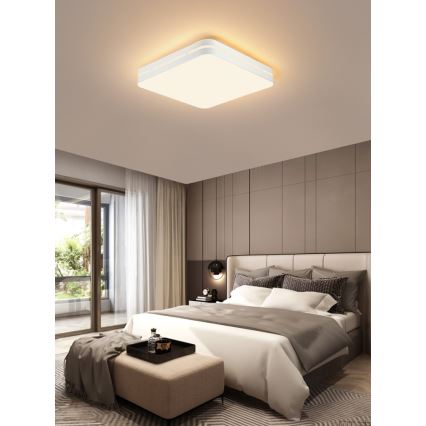 Immax NEO 07155-W30 - LED Aptumšojams griestu gaismeklis NEO LITE PERFECTO LED/24W/230V Wi-Fi Tuya white + tālvadības pults