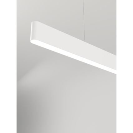 Immax NEO 07157-W120X - LED RGB+CCT Aptumšojuma lustra ar auklu MILANO LED/40W/230V Tuya balta