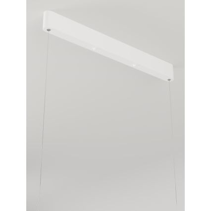 Immax NEO 07157-W120X - LED RGB+CCT Aptumšojuma lustra ar auklu MILANO LED/40W/230V Tuya balta