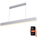 Immax NEO 07157-W120X - LED RGB+CCT Aptumšojuma lustra ar auklu MILANO LED/40W/230V Tuya balta