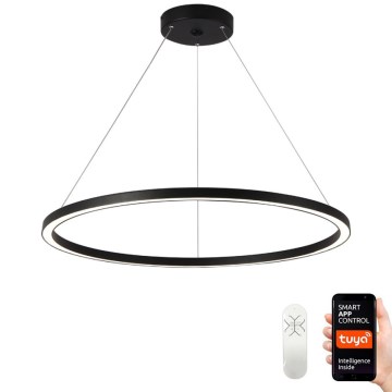 Immax NEO 07158-B80 - LED Aptumšojama lustra ar auklu FINO LED/60W/230V Tuya melna + tālvadības pults