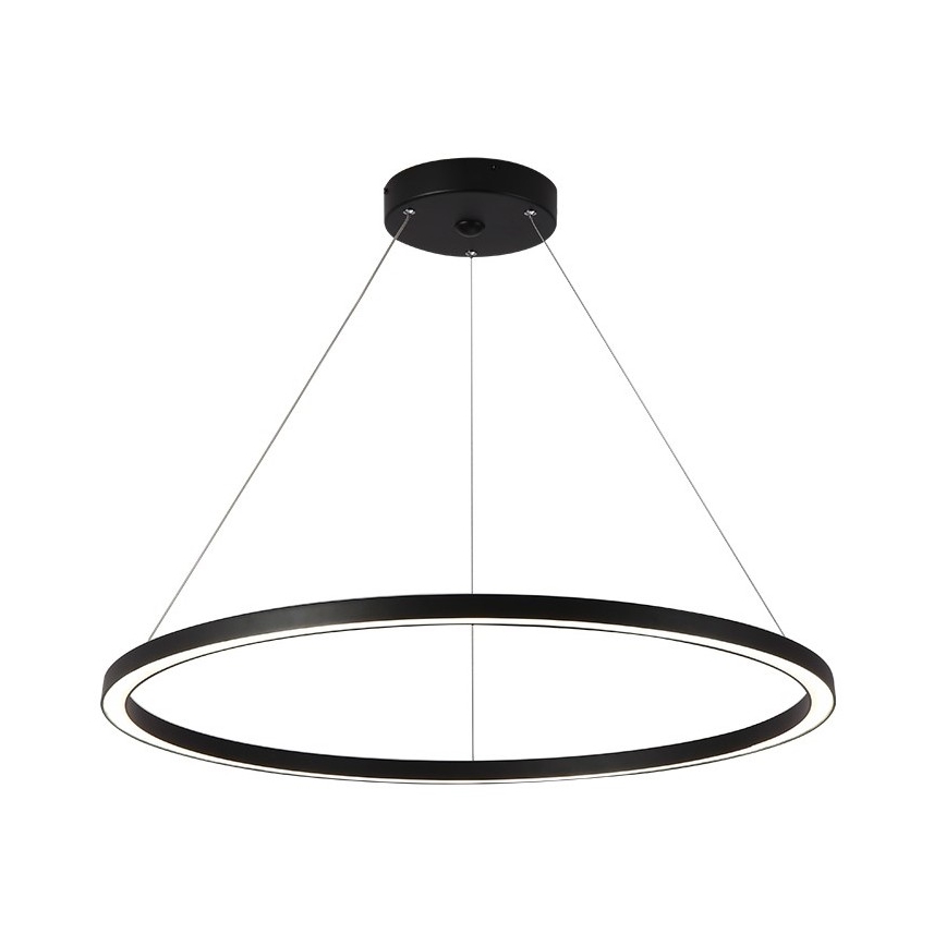 Immax NEO 07158-B80 - LED Aptumšojama lustra ar auklu FINO LED/60W/230V Tuya melna + tālvadības pults