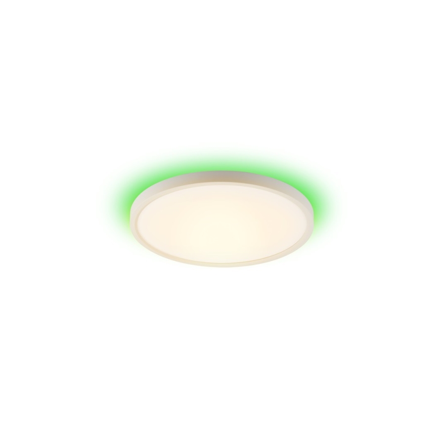 Immax NEO 07169-W60 - LED RGB+CCT Aptumšojama griestu lampa NEO LITE TUDO 65W/230V 2700-6500K Wi-Fi Tuya + tālvadības pults balta