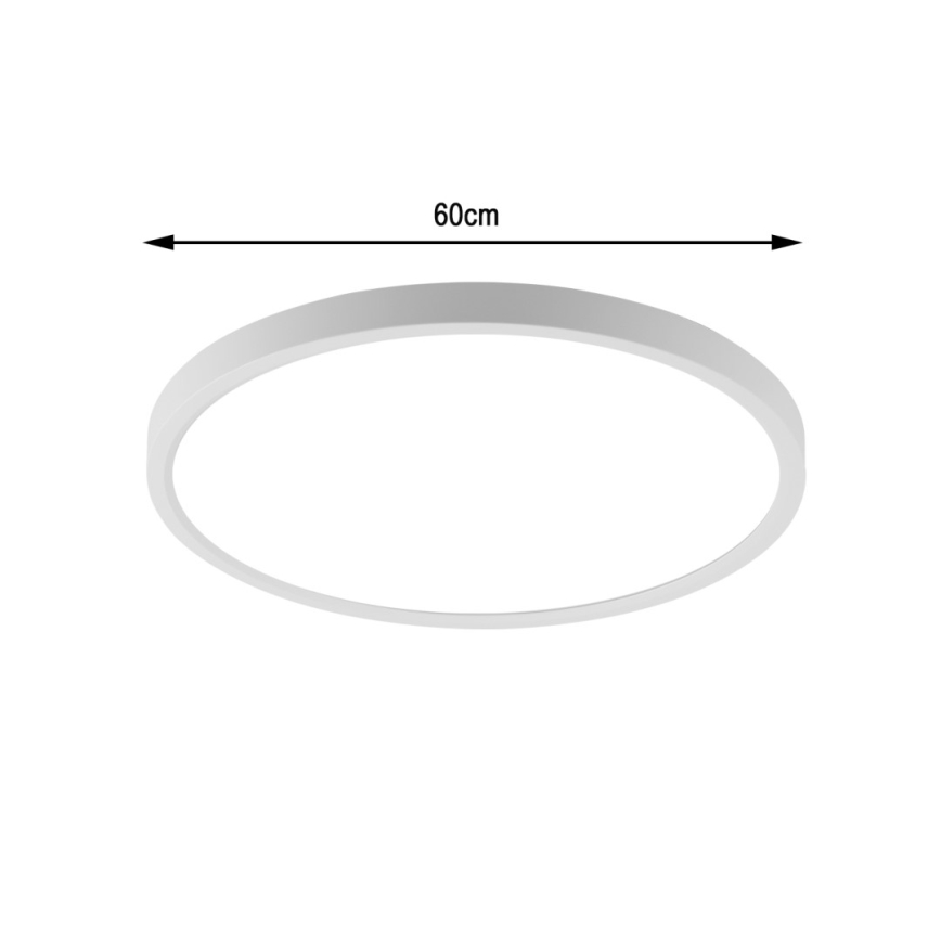 Immax NEO 07169-W60 - LED RGB+CCT Aptumšojama griestu lampa NEO LITE TUDO 65W/230V 2700-6500K Wi-Fi Tuya + tālvadības pults balta