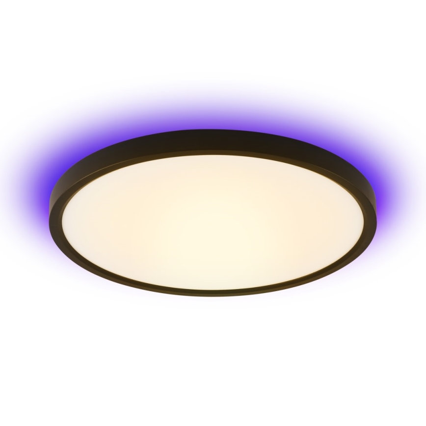 Immax NEO 07170-B60 - LED RGB+CCT Aptumšojama griestu lampa NEO LITE TUDO LED/65W/230V 2700-6500K Wi-Fi Tuya melna + tālvadības pults