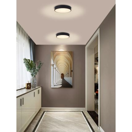 Immax NEO 07201L - LED Aptumšojama griestu lampa RONDATE LED/28W/230V melna Tuya + tālvadības pults