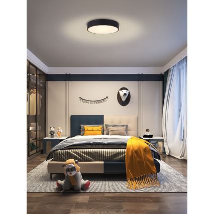 Immax NEO 07201L - LED Aptumšojama griestu lampa RONDATE LED/28W/230V melna Tuya + tālvadības pults