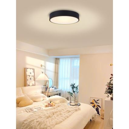 Immax NEO 07202L - LED Aptumšojama griestu lampa RONDATE LED/53W/230V melna Tuya + tālvadības pults