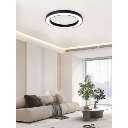 Immax NEO 07210L - LED Aptumšojama griestu lampa PASTEL LED/68W/230V 95 cm melna Tuya + tālvadības pults