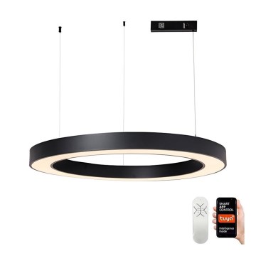 Immax NEO 07211L - LED Aptumšojama lustra ar auklu PASTEL LED/68W/230V 2700-6500K Tuya melna + tālvadības pults