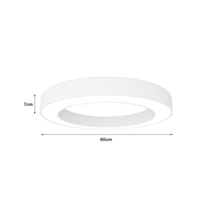 Immax NEO 07212L - LED Aptumšojama lampa PASTEL LED/53W/230V balta Tuya + tālvadības pults