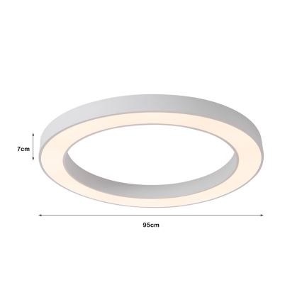 Immax NEO 07213L - LED Aptumšojama griestu lampa PASTEL LED/68W/230V 95 cm balta Tuya + tālvadības pults