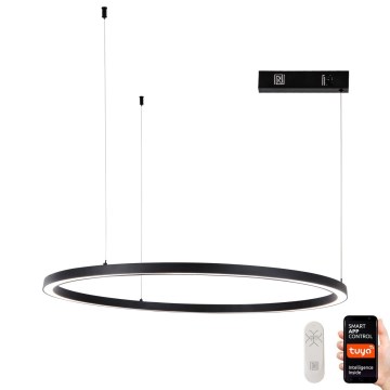 Immax NEO 07215L - LED Aptumšojama lustra ar auklu FINO LED/60W/230V 80 cm melna Tuya + tālvadības pults