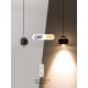 Immax NEO 07220L - LED Aptumšojama lustra ar auklu DORMINE LED/6W/230V spīdīgi melna Tuya + tālvadības pults