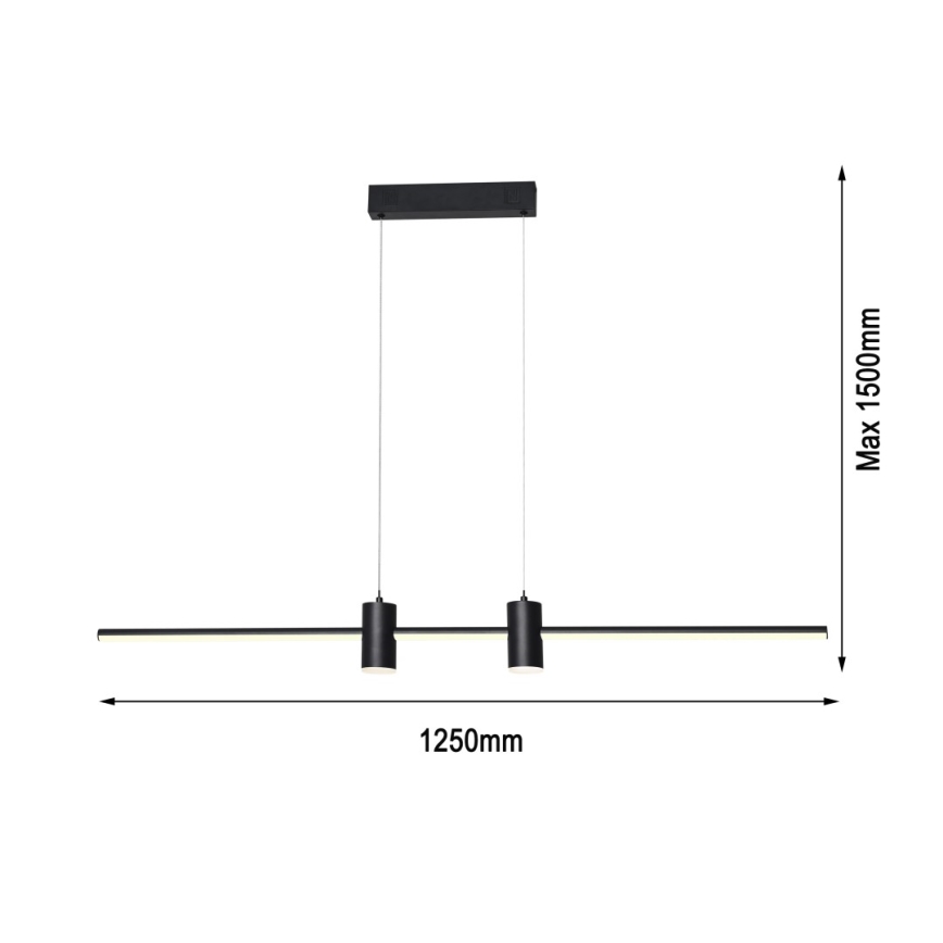 Immax NEO 07230L - LED Aptumšojama lustra ar auklu NEO LITE ESTRELAS LED/30W/230V 2700-6500K Wi-Fi Tuya + tālvadības pults