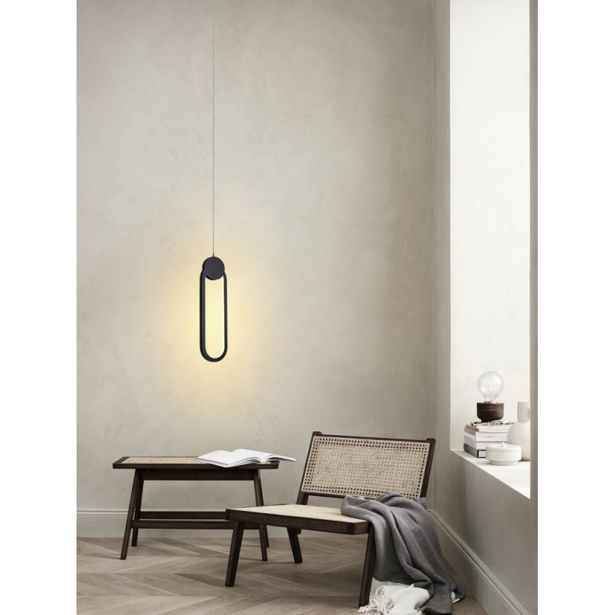 Immax NEO 07232L - LED Aptumšojama lustra ar auklu NEO LITE OVALE LED/22W/230V 2700-6500K Wi-Fi Tuya + tālvadības pults
