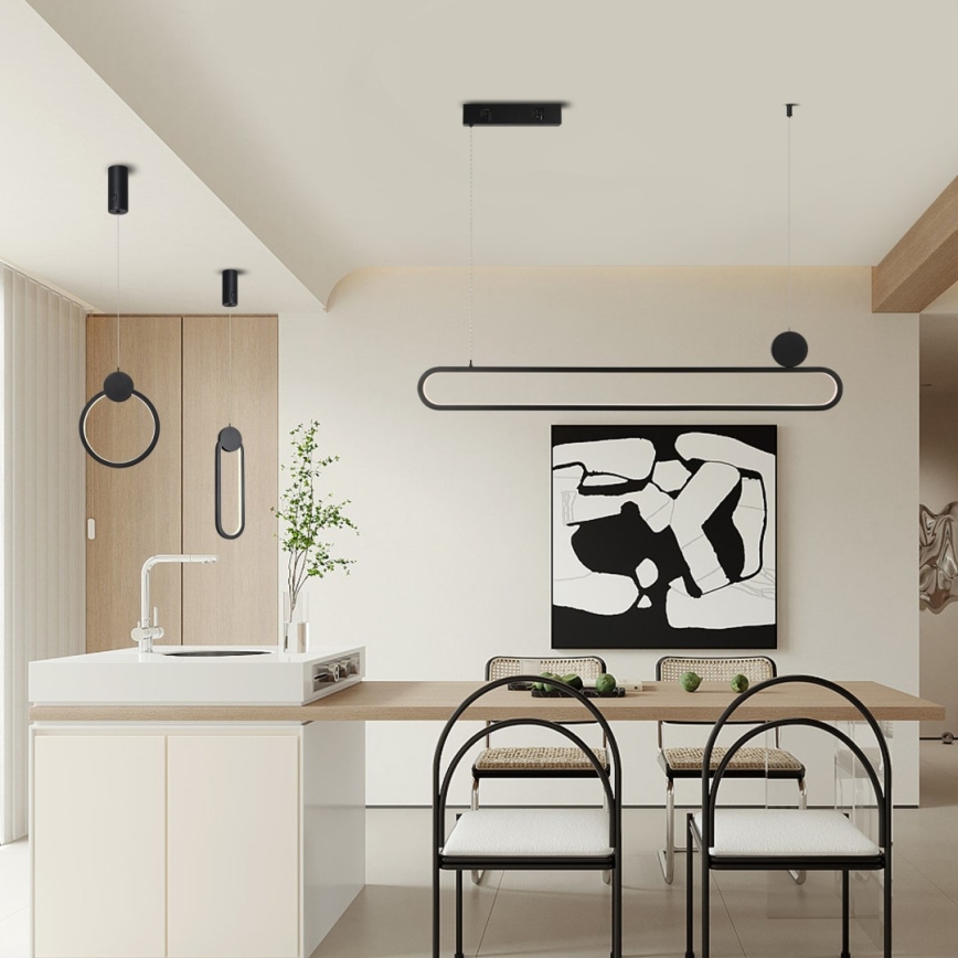 Immax NEO 07232L - LED Aptumšojama lustra ar auklu NEO LITE OVALE LED/22W/230V 2700-6500K Wi-Fi Tuya + tālvadības pults