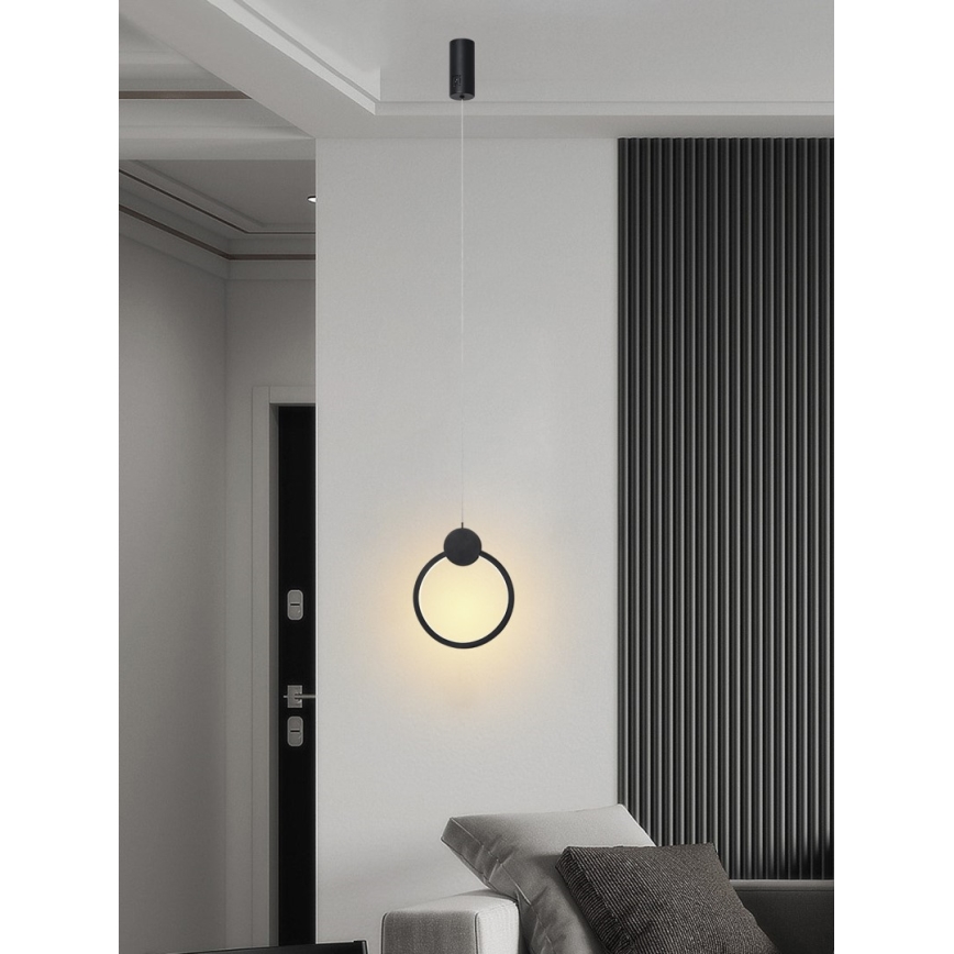 Immax NEO 07233L - LED Aptumšojama lustra ar auklu NEO LITE OVALE LED/18W/230V Wi-Fi Tuya 2700-6500K + tālvadības pults