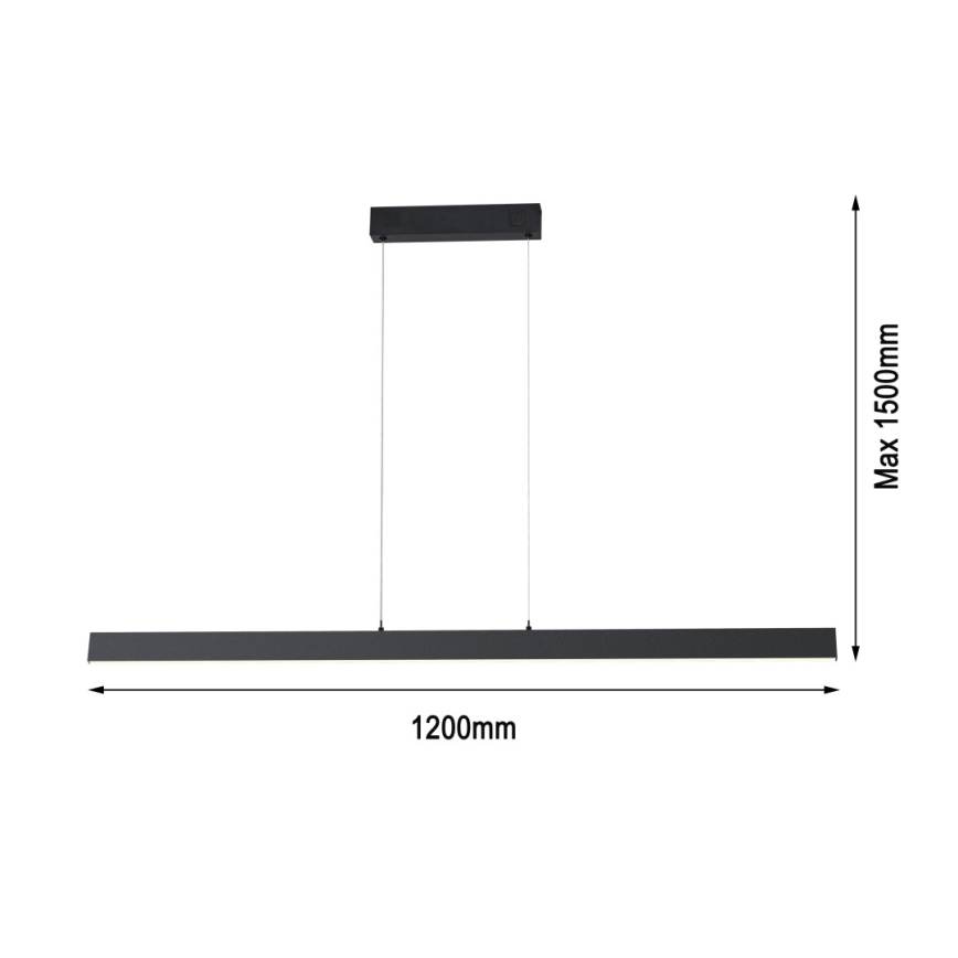 Immax NEO 07234L - LED Aptumšojama lustra ar auklu NEO LITE TRIANGOLO LED/28W/230V Wi-Fi Tuya 2700-6500K + tālvadības pults