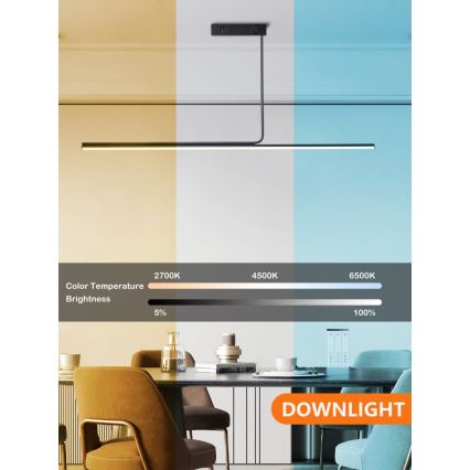 Immax NEO 07235L - LED Aptumšojama lustra ar stieni NEO LITE ASTA LED/28W/230V Wi-Fi Tuya 2700-6500K + tālvadības pults